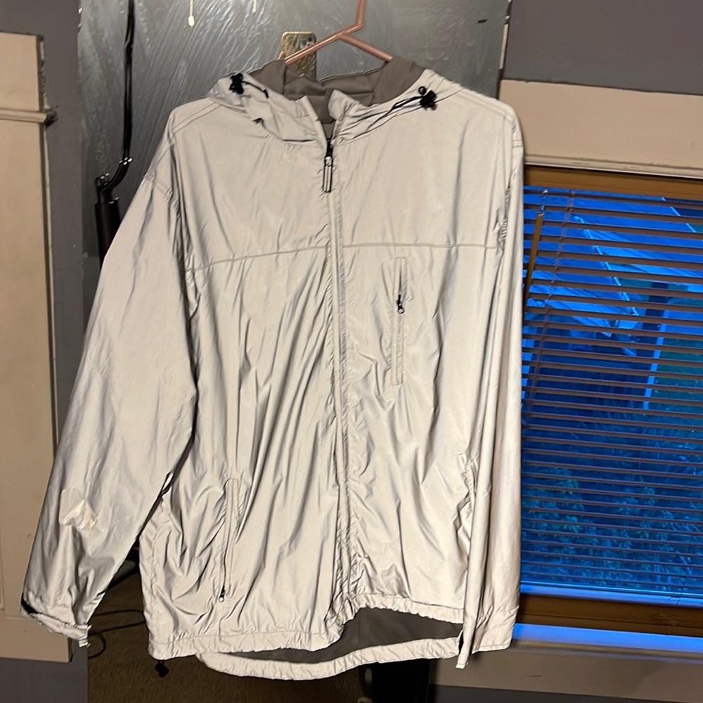 Dip XxL reflective material windbreaker